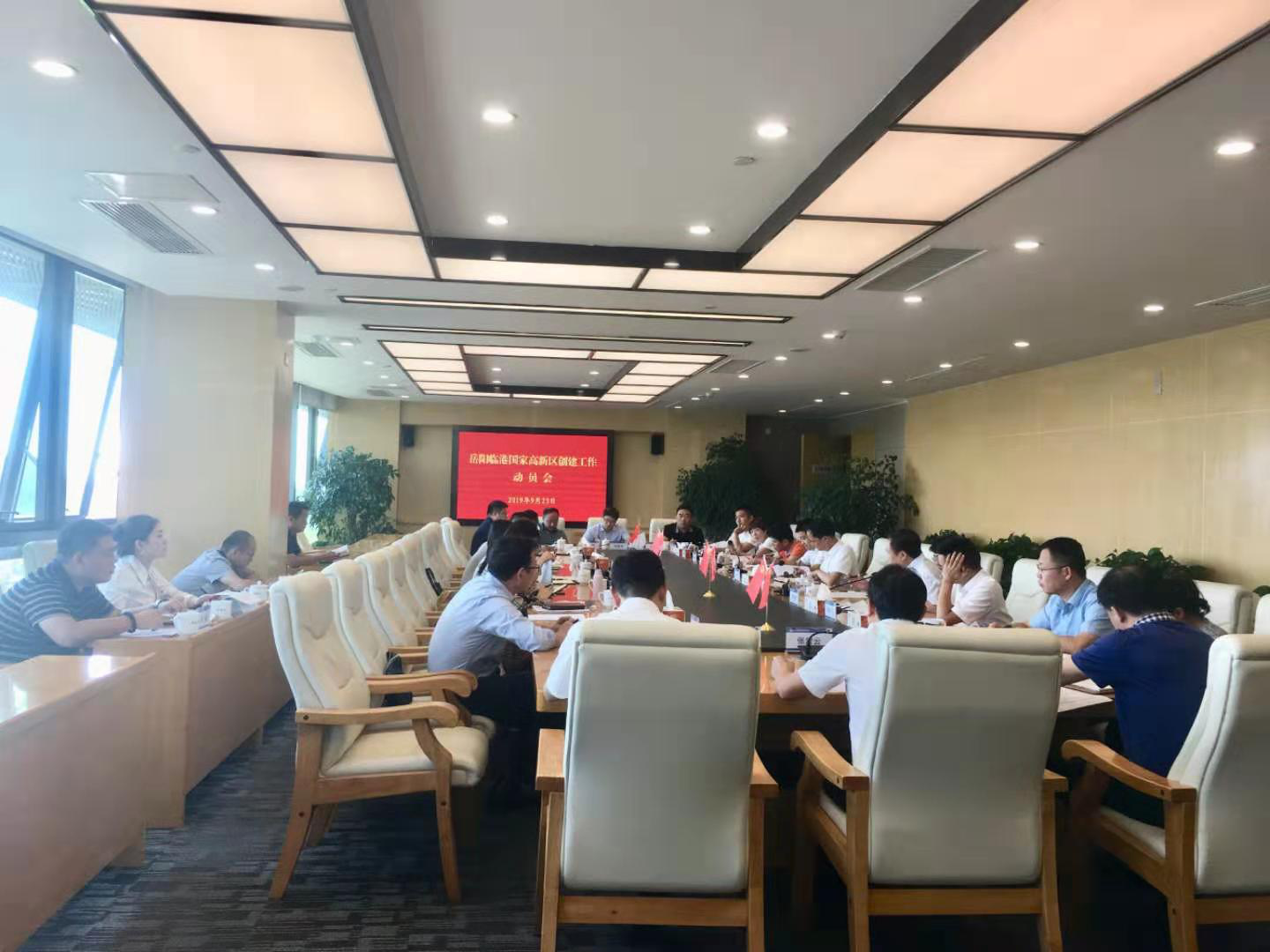 我院李文輝院長赴岳陽高新區指導迎檢工作